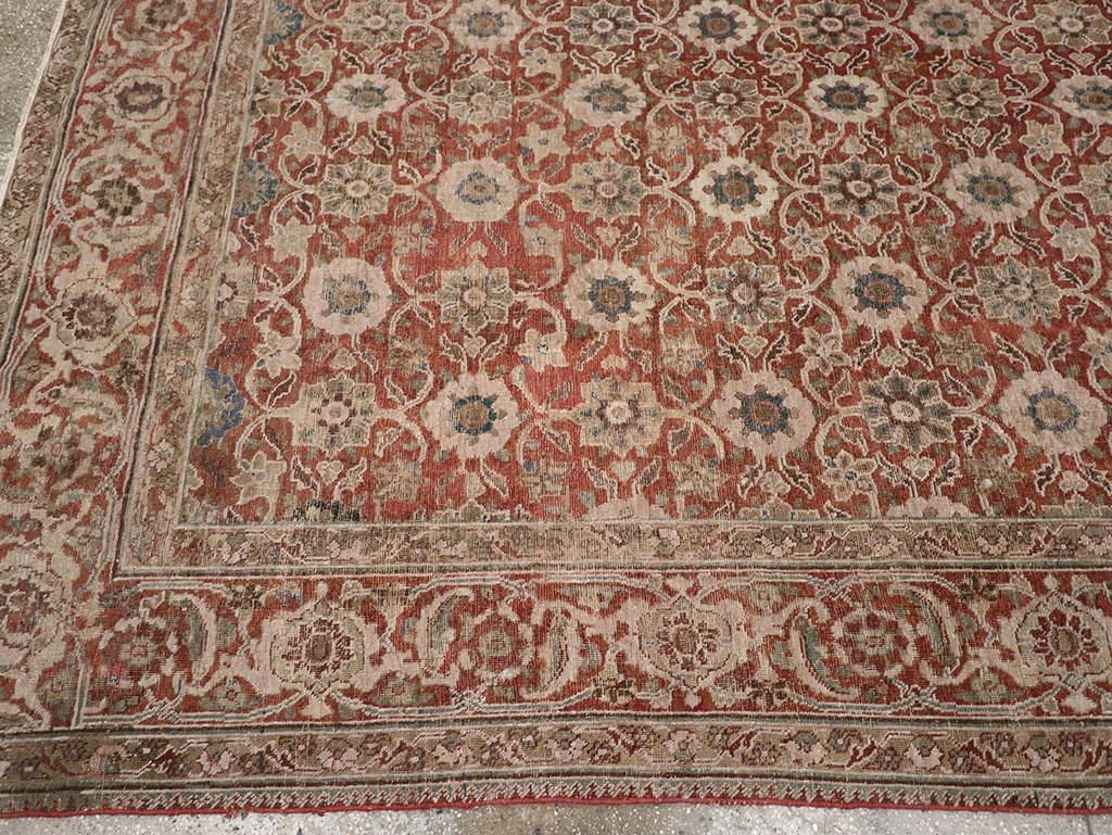 Antique Persian Tabriz Carpet, No.13971 - Gss