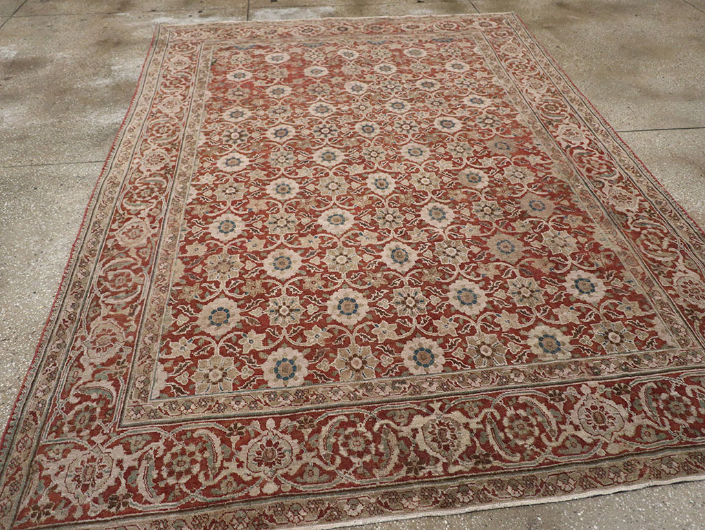 Antique Persian Tabriz Carpet, No.13971 - Gss