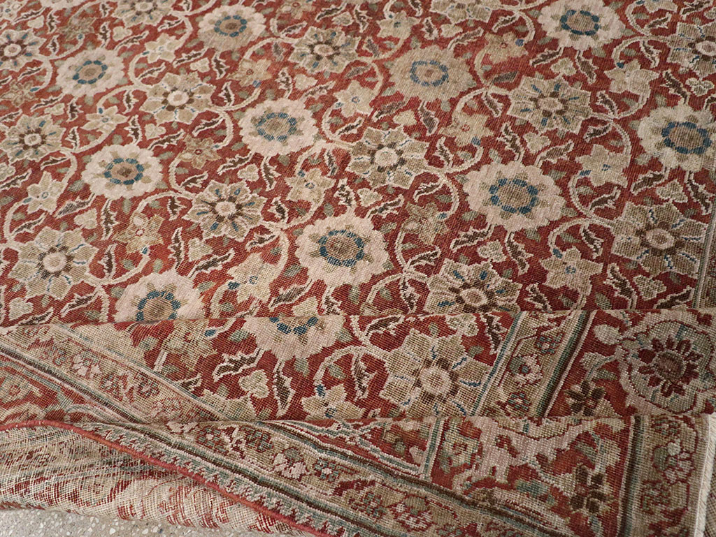Antique Persian Tabriz Carpet, No.13971 - Gss