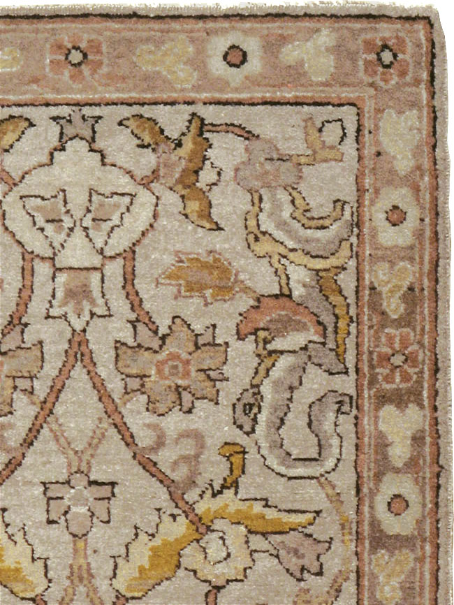 Antique Indian Lahore Rug, No.13977 - Gss