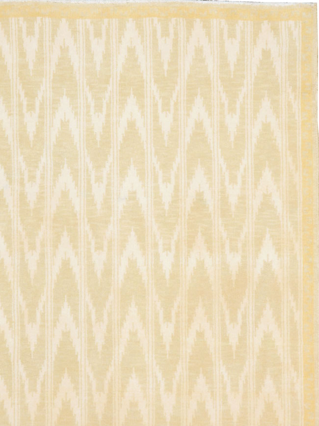 Vintage Indian Cotton Agra Carpet, No.13980 - Gss