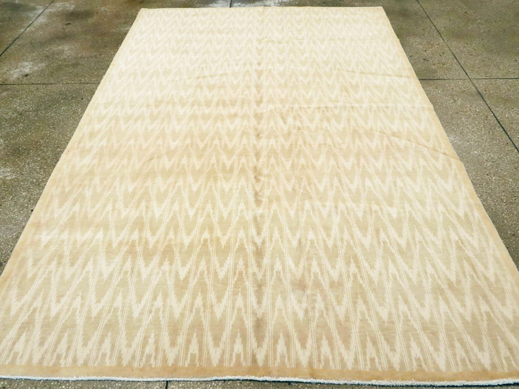 Vintage Indian Cotton Agra Carpet, No.13980 - Gss