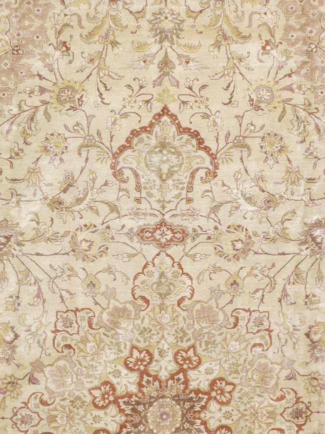 Vintage Persian Tabriz Carpet, No.13991 - Gss