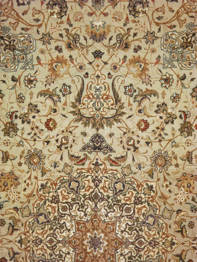 Vintage Persian Tabriz Carpet, No.13995 - Gss