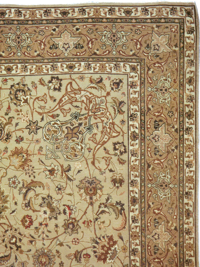 Vintage Persian Tabriz Carpet, No.13995 - Gss
