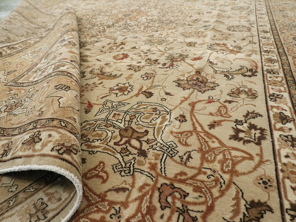 Vintage Persian Tabriz Carpet, No.13995 - Gss
