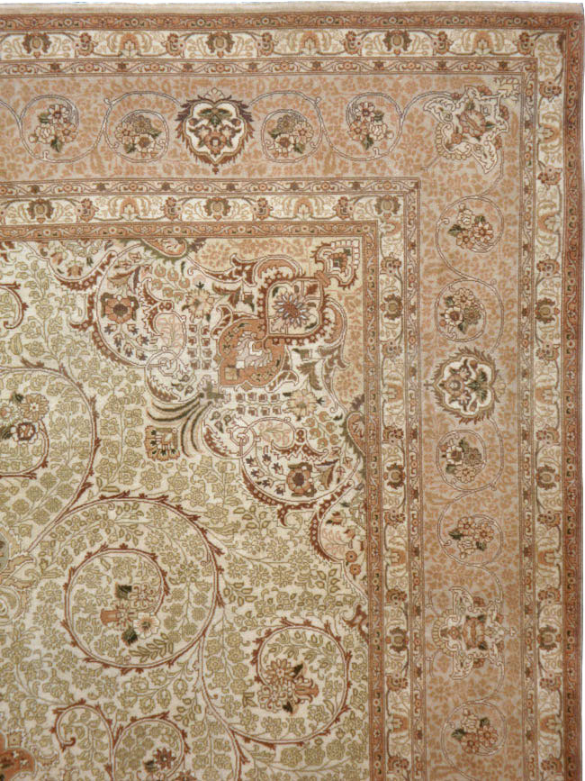 Vintage Persian Tabriz Carpet, No.13996 - Gss