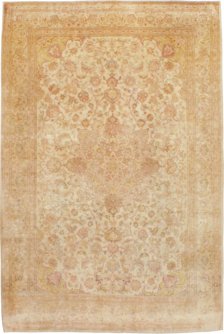 Vintage Persian Tabriz Carpet, No.13998 - Gss