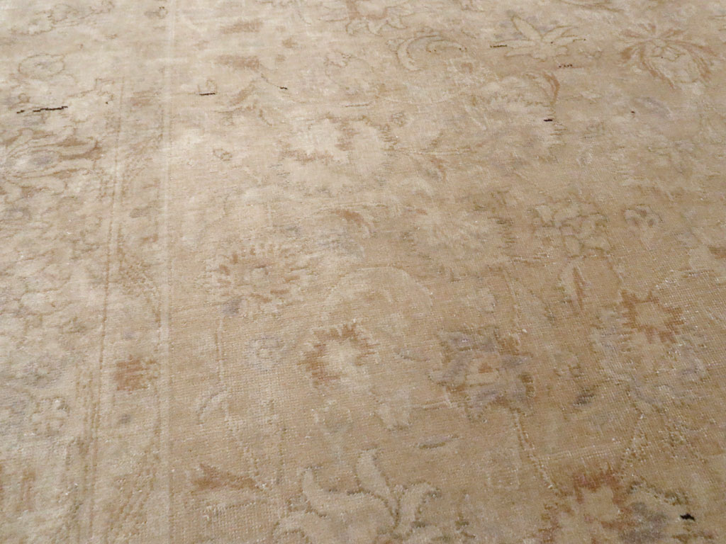 Vintage Persian Tabriz Carpet, No.14003 - Gss