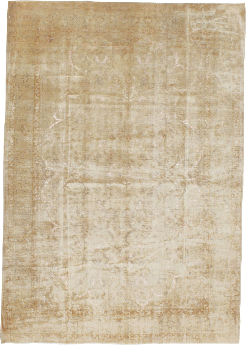 Vintage Persian Tabriz Carpet, No.14007 - Gss