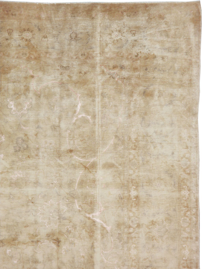 Vintage Persian Tabriz Carpet, No.14007 - Gss