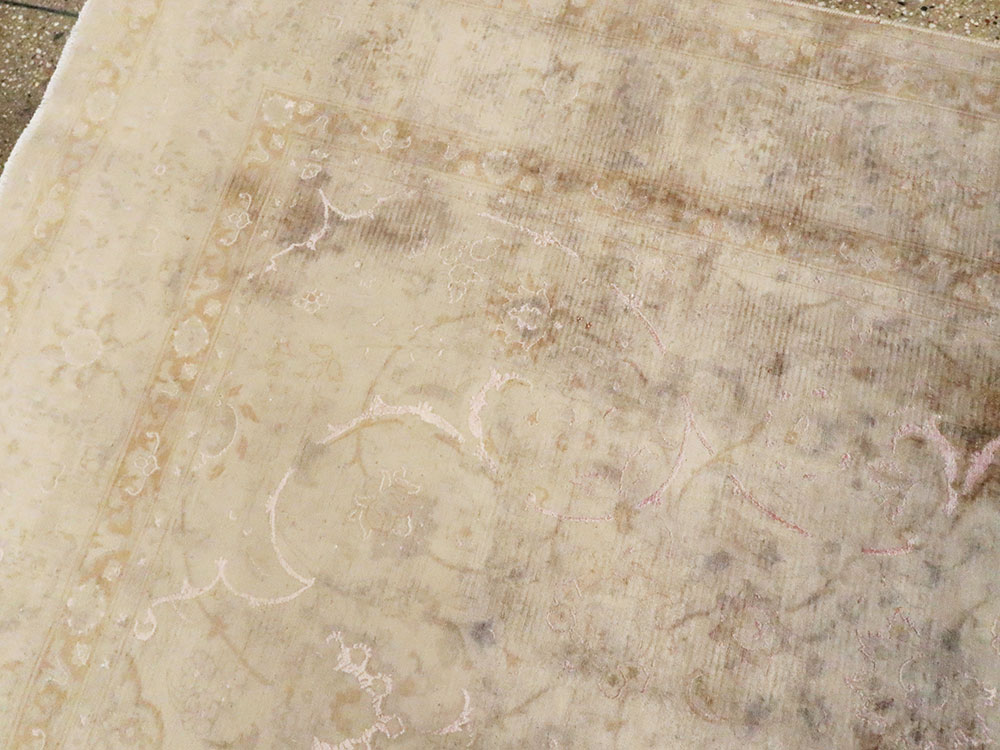 Vintage Persian Tabriz Carpet, No.14007 - Gss