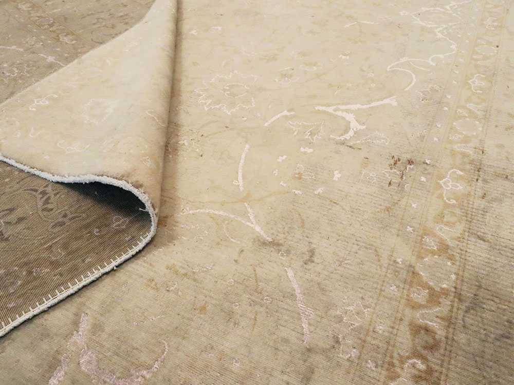 Vintage Persian Tabriz Carpet, No.14007 - Gss