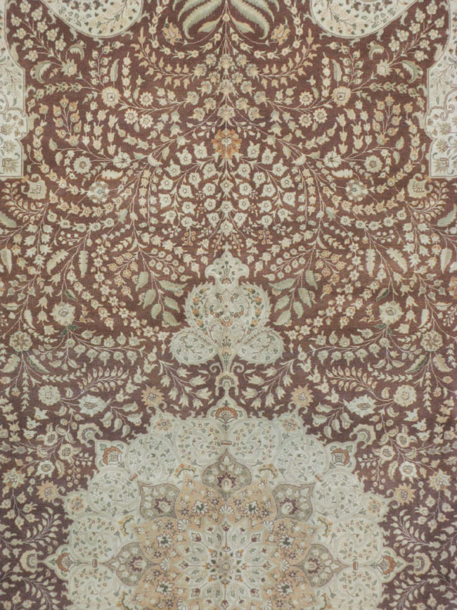 Vintage Persian Tabriz Carpet, No.14011 - Gss