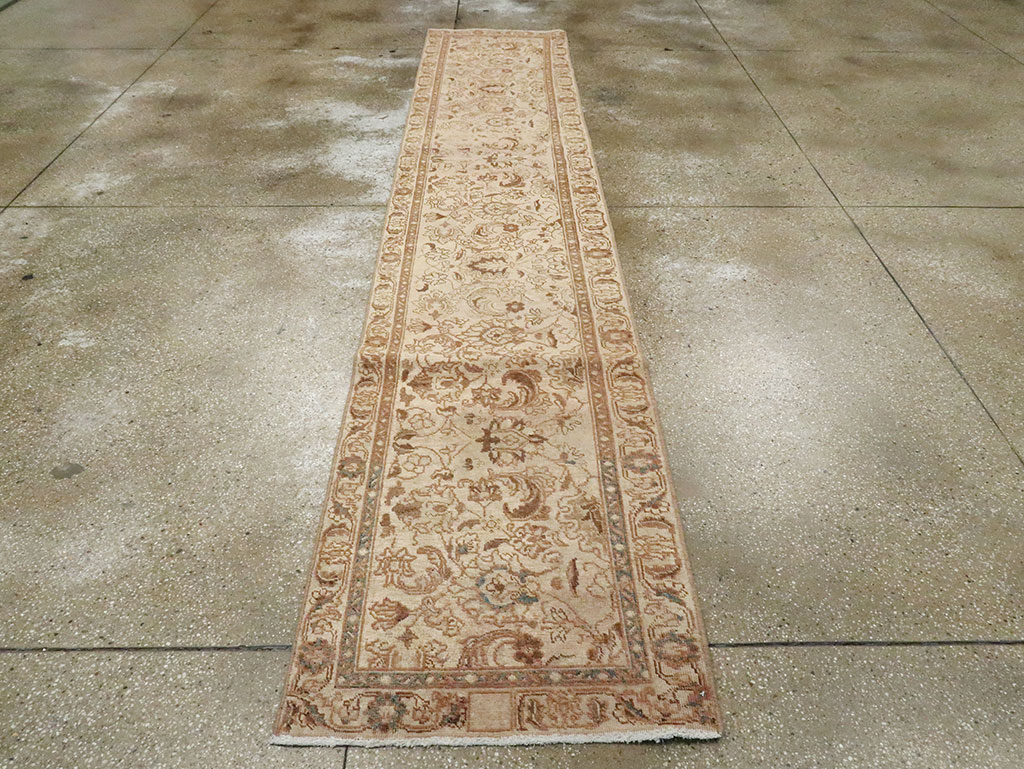 Vintage Persian Tabriz Runner, No.14027 - Gss
