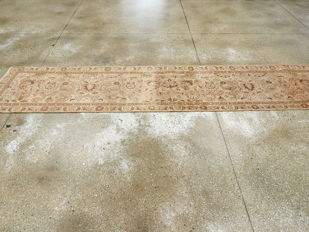 Vintage Persian Tabriz Runner, No.14027 - Gss