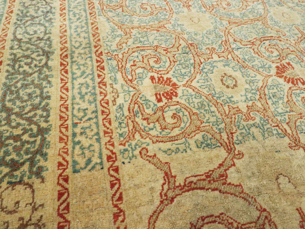 Antique Persian Tabriz Hagi Jalili Rug, No.14043 - Gss