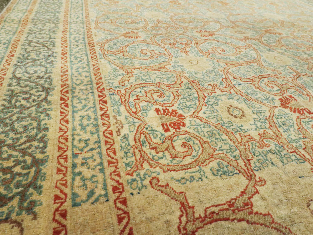 Antique Persian Tabriz Hagi Jalili Rug, No.14043 - Gss