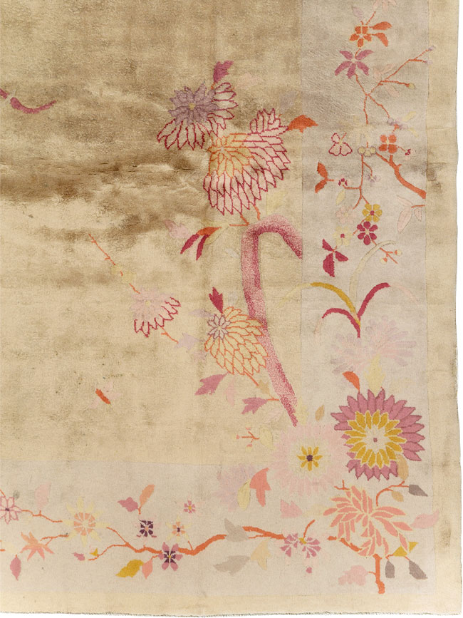 Vintage Chinese Art Deco Room Size Carpet, No.14045 - Gss