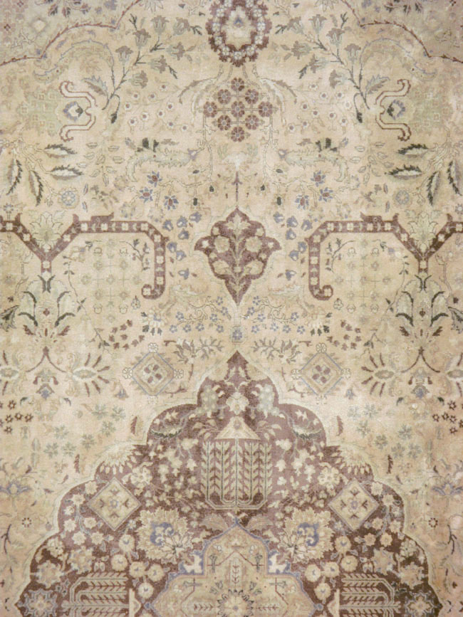 Vintage Persian Tabriz Carpet, No.14056 - Gss