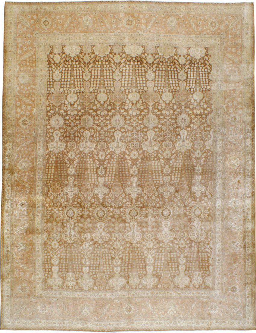 Vintage Persian Tabriz Carpet, No.14060 - Gss