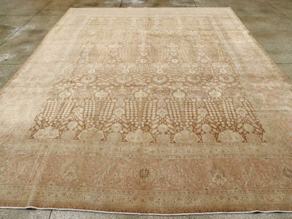 Vintage Persian Tabriz Carpet, No.14060 - Gss