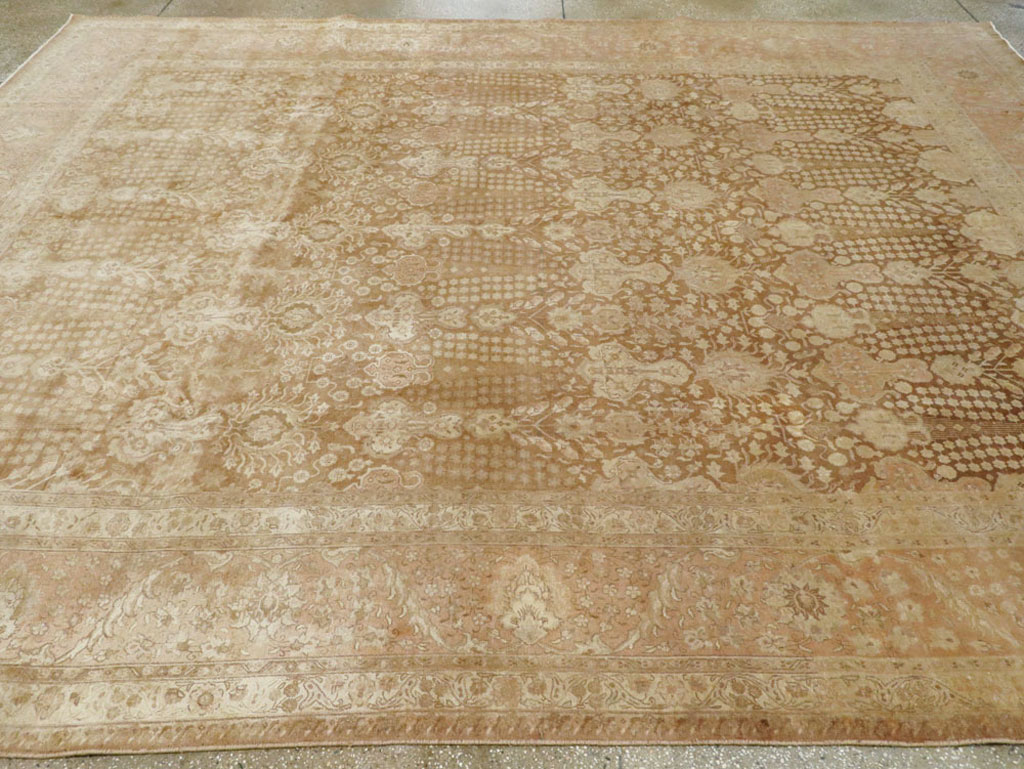 Vintage Persian Tabriz Carpet, No.14060 - Gss