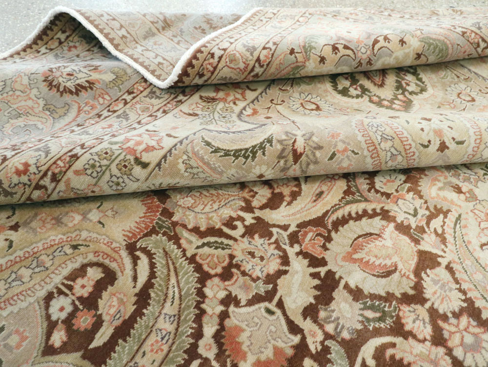 Vintage Persian Tabriz Carpet, No.14066 - Gss