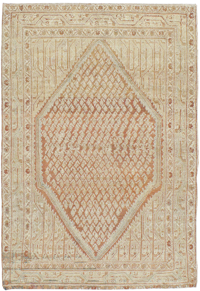 Vintage Persian Malayer Rug, No.14083 - Gss