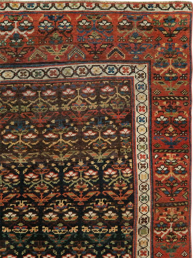 Antique Persian Kurdish Rug, No.14092 - Gss