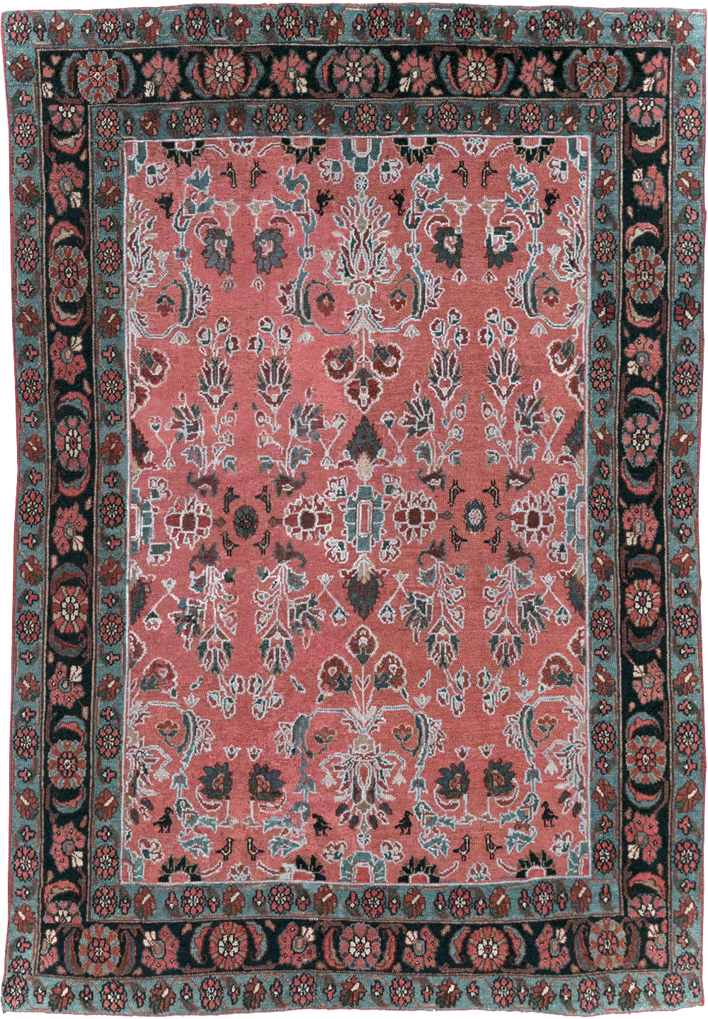 Vintage Persian Malayer Rug, No.14114 - Gss