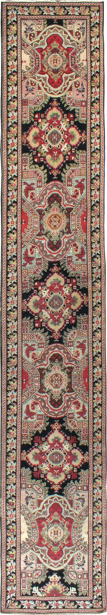 Antique Caucasian Karabagh Runner, No.14123 - Gss