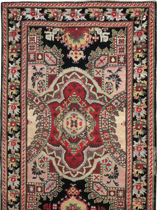 Antique Caucasian Karabagh Runner, No.14123 - Gss