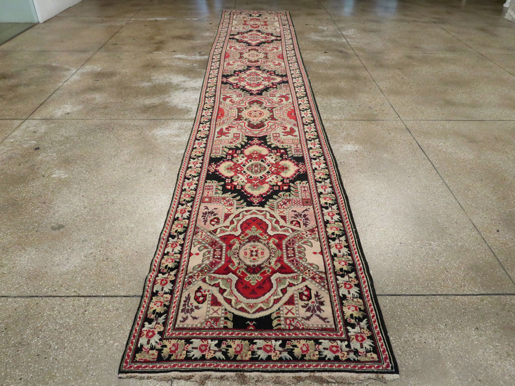 Antique Caucasian Karabagh Runner, No.14123 - Gss