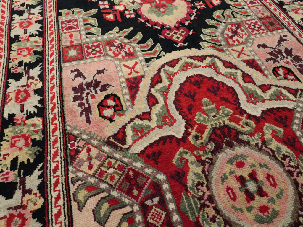 Antique Caucasian Karabagh Runner, No.14123 - Gss
