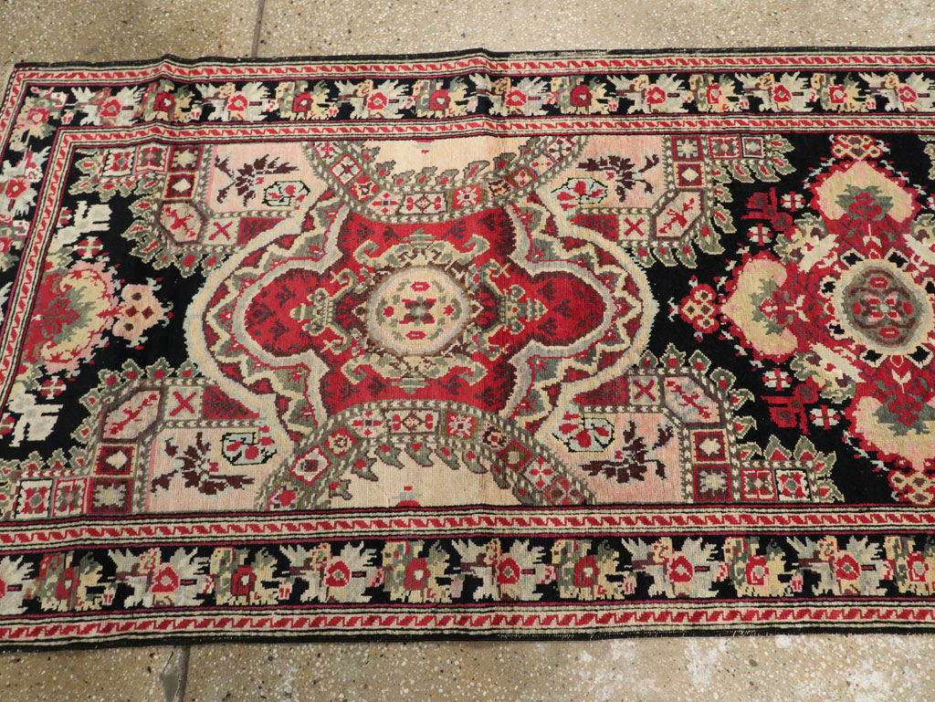 Antique Caucasian Karabagh Runner, No.14123 - Gss