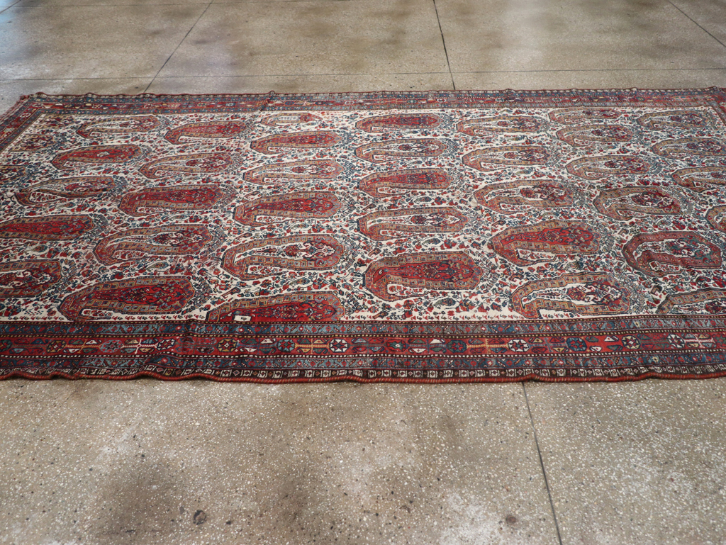 Antique Persian Shiraz Carpet, No.14137 - Gss