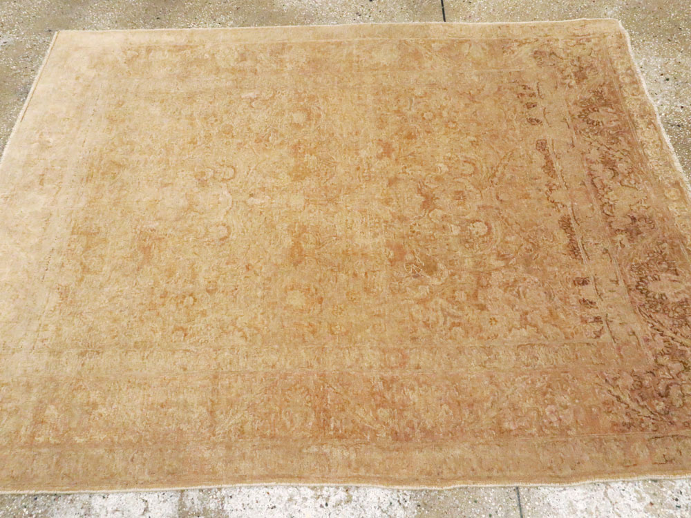 Vintage Persian Tabriz Rug, No.14141 - Gss
