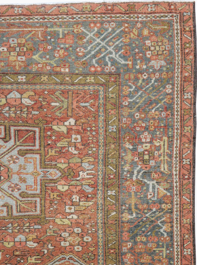 Vintage Persian Karajeh Rug, No.14142 - Gss