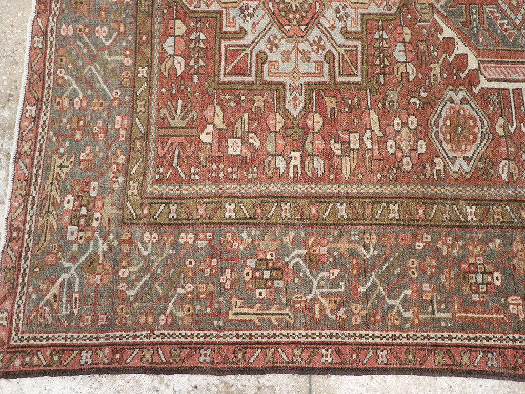 Vintage Persian Karajeh Rug, No.14142 - Gss