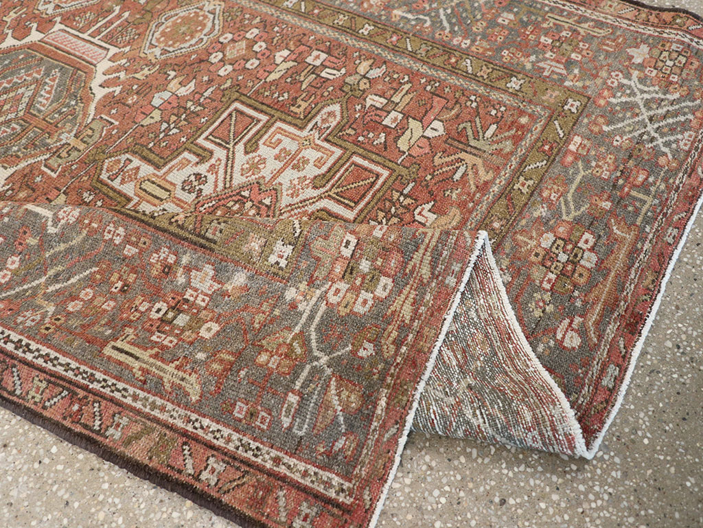 Vintage Persian Karajeh Rug, No.14142 - Gss