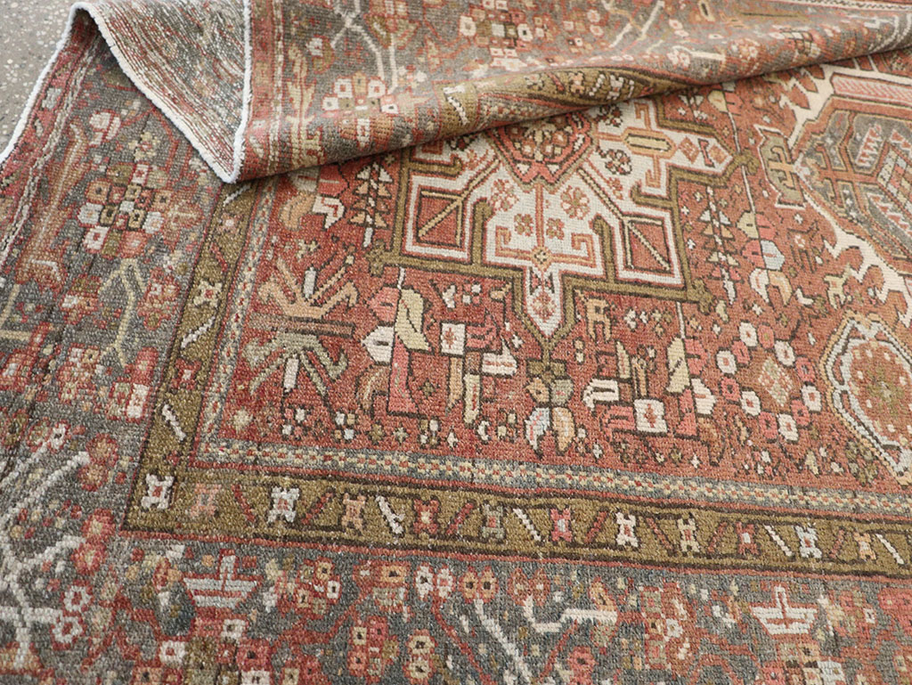 Vintage Persian Karajeh Rug, No.14142 - Gss