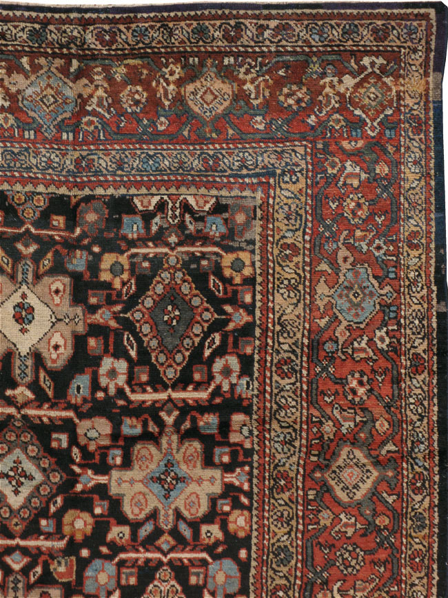 Antique Persian Mahal Carpet, No.14147 - Gss