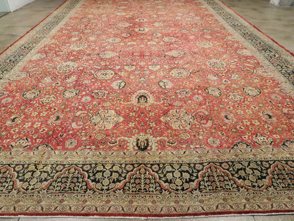 Antique Indian Lahore Carpet, No.14162 - Gss