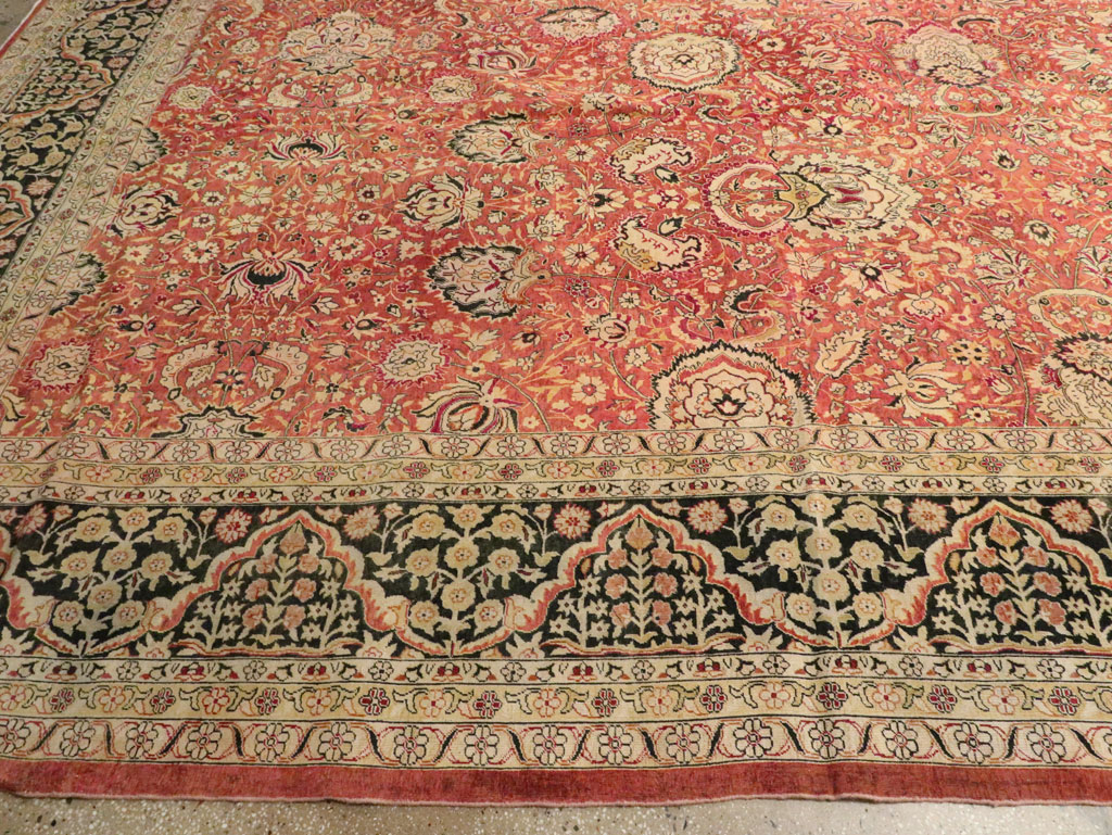 Antique Indian Lahore Carpet, No.14162 - Gss