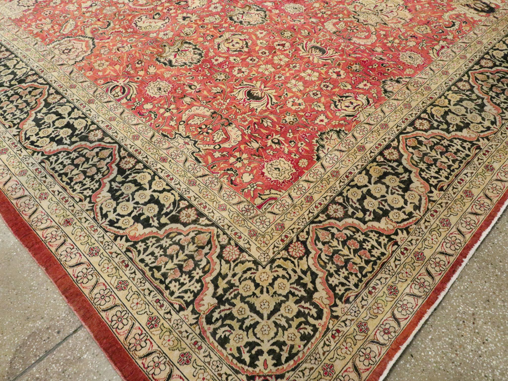 Antique Indian Lahore Carpet, No.14162 - Gss