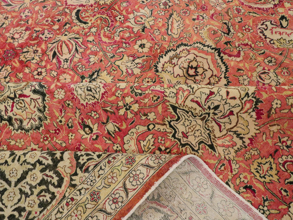 Antique Indian Lahore Carpet, No.14162 - Gss