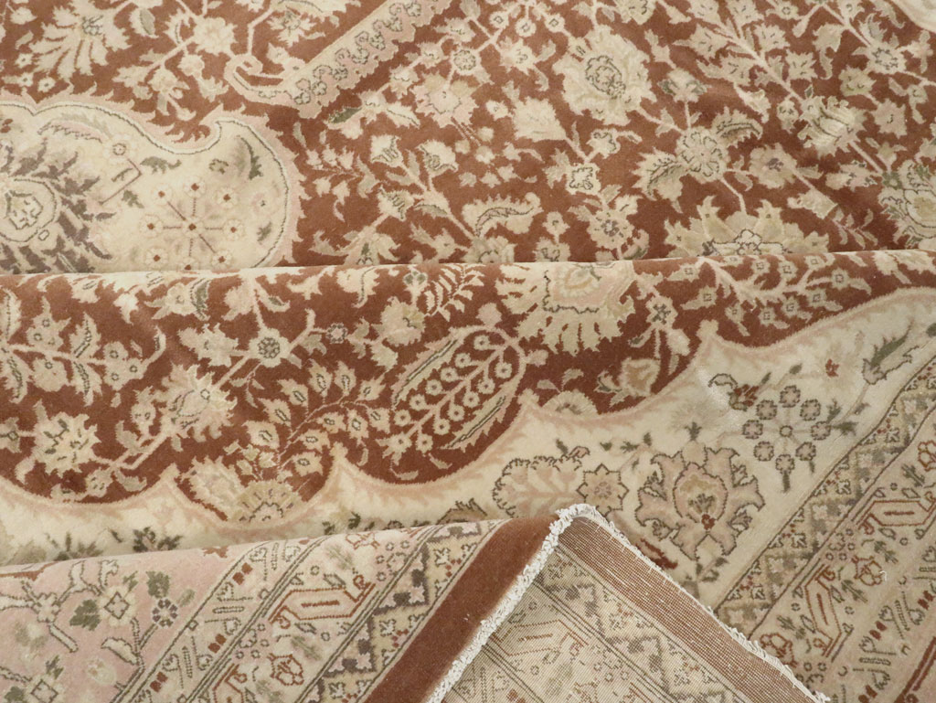 Vintage Persian Tabriz Carpet, No.14173 - Gss