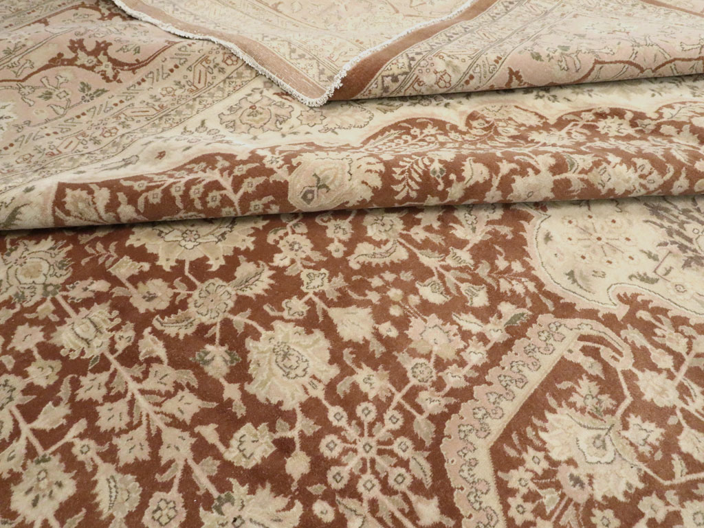 Vintage Persian Tabriz Carpet, No.14173 - Gss