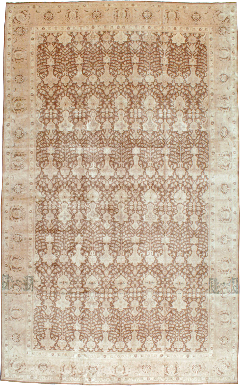 Vintage Persian Tabriz Carpet, No.14177 - Gss
